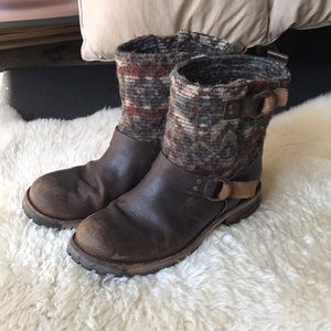 Woolrich Leather Boots